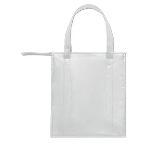 Bolsa nevera RPET 25L con aislamiento de papel de aluminio ref MO2492 - Blanco Top