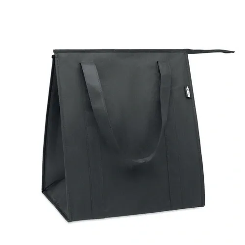 Bolsa nevera RPET 25L con aislamiento de papel de aluminio ref MO2492 - Negro
