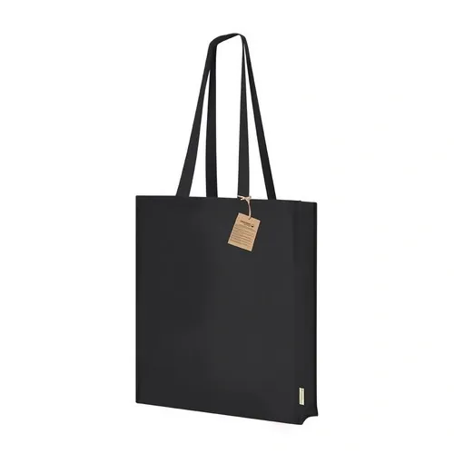Bolsa Noban de algodón orgánico personalizable y resistente ref 22028 - Negro