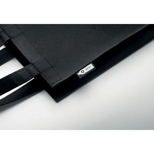 Bolsa de fieltro RPET pequeña con asas cortas ref MO2408 - Negro Item Detail Picture