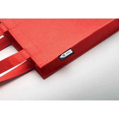 Bolsa de fieltro RPET pequeña con asas cortas ref MO2408 - Rojo Item Detail Picture