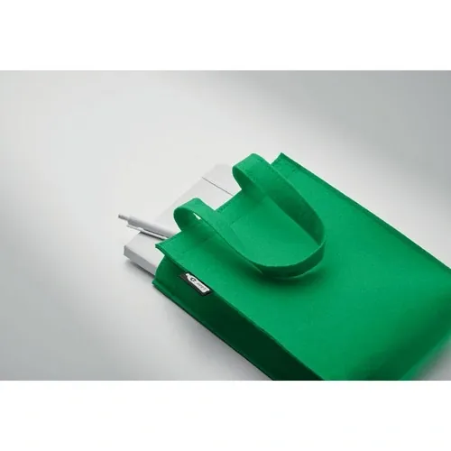Bolsa de fieltro RPET pequeña con asas cortas ref MO2408 - Verde Item Detail Picture