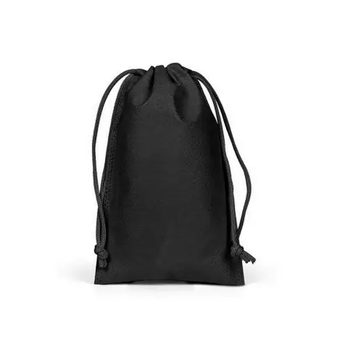 Bolsa pequeña de tela no tejida 60 g/m² ref 92581 - Negro