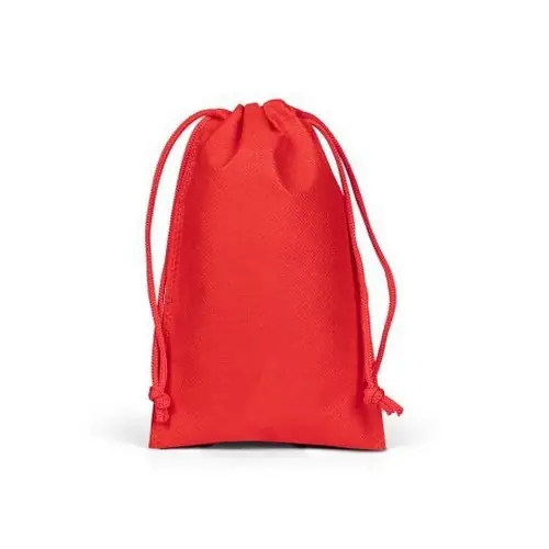 Bolsa pequeña de tela no tejida 60 g/m² ref 92581 - Rojo