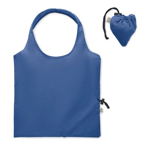 Bolsa de compra plegable de algodón reciclado ref MO2487