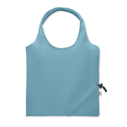 Bolsa de compra plegable de algodón reciclado ref MO2487
