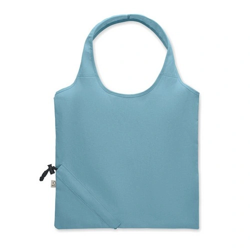 Bolsa de compra plegable de algodón reciclado ref MO2487