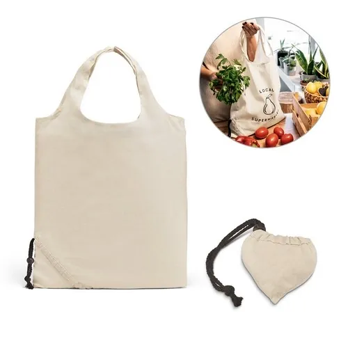 Bolsa plegable de algodón ideal para llevar ref 92922 - 00