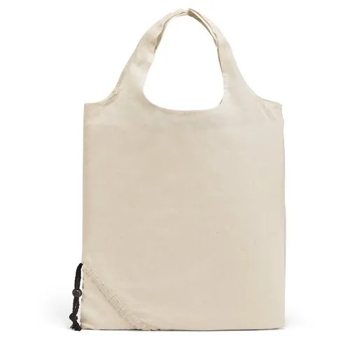 Bolsa plegable de algodón ideal para llevar ref 92922 - Natural Claro 01