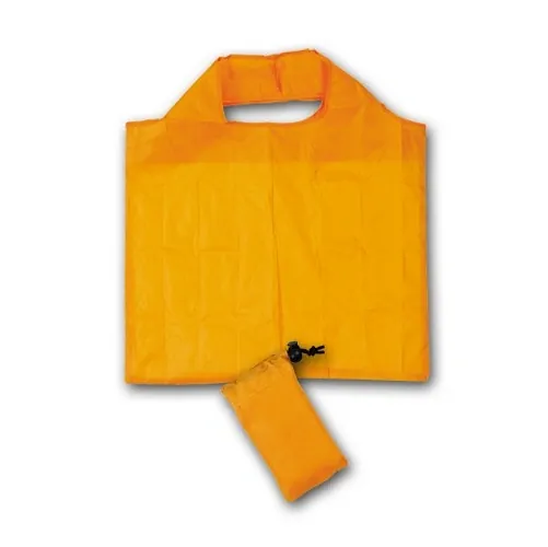 Bolsa plegable de poliéster con funda de cierre ref MI19 - Naranja
