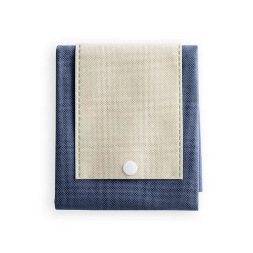 Bolsa plegable no tejida con asas de 35 cm ref 92997 - Azul 01