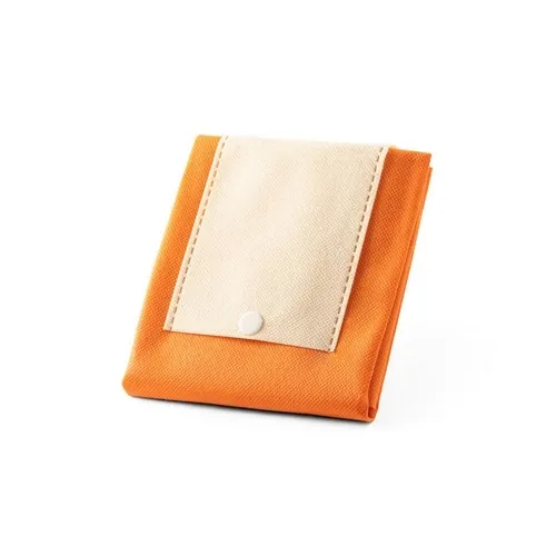 Bolsa plegable no tejida con asas de 35 cm ref 92997 - Naranja 03