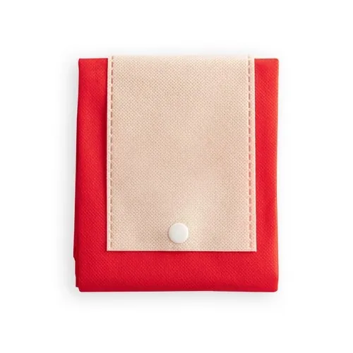 Bolsa plegable no tejida con asas de 35 cm ref 92997 - Rojo 01