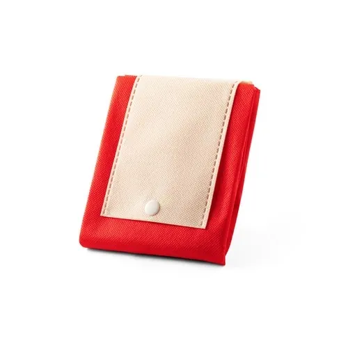 Bolsa plegable no tejida con asas de 35 cm ref 92997 - Rojo 03