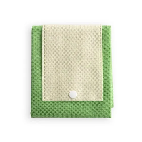 Bolsa plegable no tejida con asas de 35 cm ref 92997 - Verde Claro 01