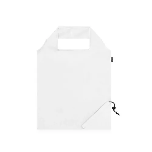 Bolsa plegable reciclada 190T con asas cómodas ref 92930 - Blanco