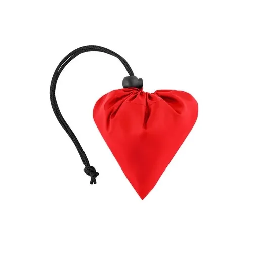 Bolsa plegable reciclada 190T con asas cómodas ref 92930 - Rojo 01