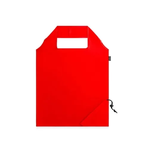 Bolsa plegable reciclada 190T con asas cómodas ref 92930 - Rojo