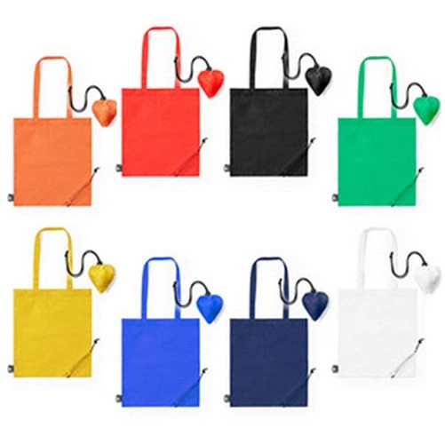 Bolsa plegable RPET ecológica y resistente hasta 8 kg ref LU18