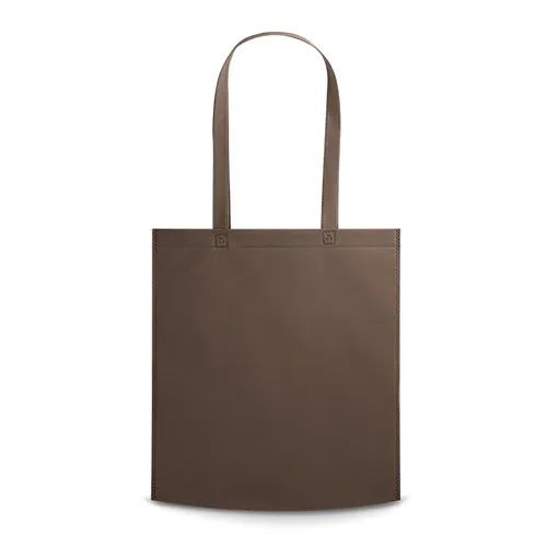 Bolsa termosellada non-woven con asas resistentes ref 92839 - Casta╨┤O Oscuro