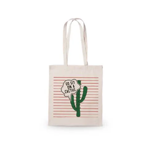 Bolsa de algodón con asas largas reforzadas ref 1818