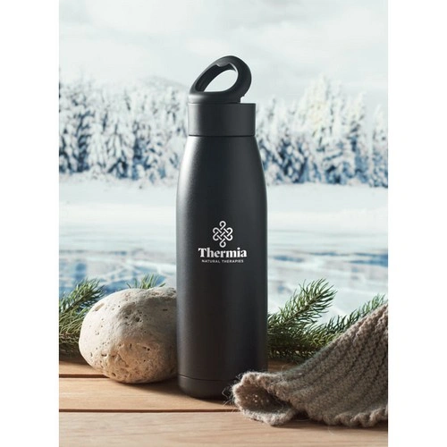Botella de acero inox reciclado con cambio de temperatura ref MO2331