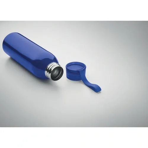 Botella de acero inoxidable con tapa y asa de silicona ref MO2241 - Item Detail Picture Azul