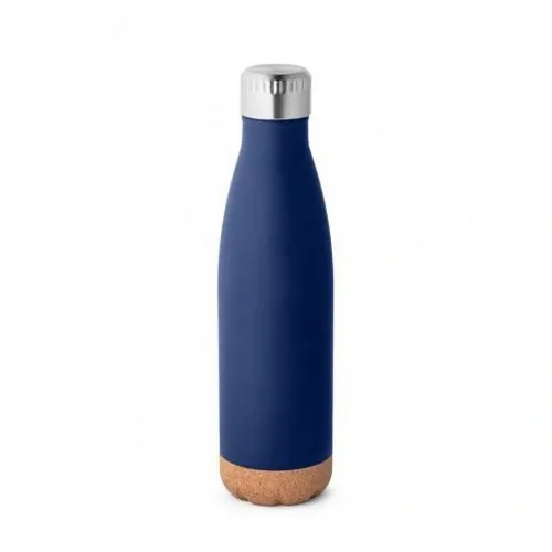 Botella de acero inoxidable aislada 8h caliente 24h fría ref 94240 - Azul Marino