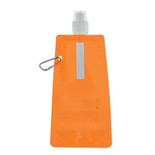 Botella de agua plegable anti fugas con mosquetón ref MO8294