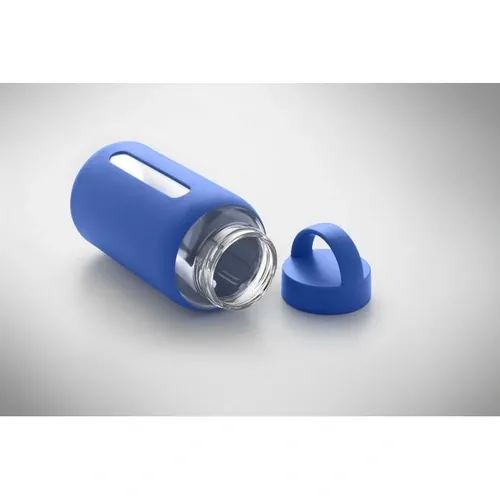 Botella de borosilicato 600 ml Boris con funda personalizable ref MO2912 - Azul Royal 5