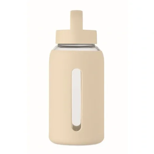 Botella de borosilicato 600 ml Boris con funda personalizable ref MO2912 - Open Marr╨▓N