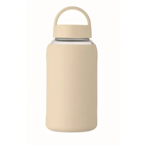 Botella de borosilicato 600 ml Boris con funda personalizable ref MO2912 - Top Marr╨▓N