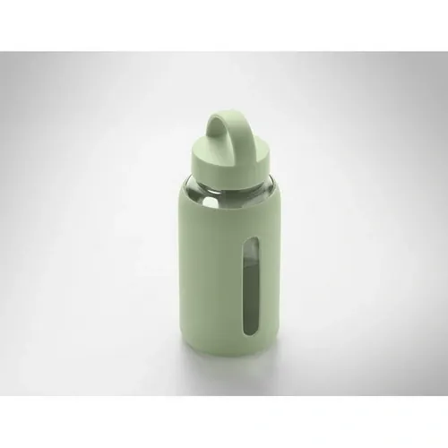 Botella de borosilicato 600 ml Boris con funda personalizable ref MO2912 - Verde Menta 7