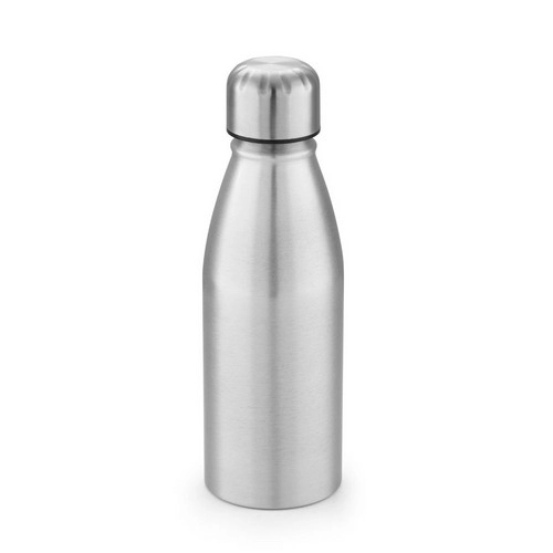 Botella de deporte de aluminio con tapa de acero inoxidable ref 94063