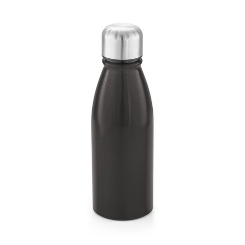 Botella de deporte de aluminio con tapa de acero inoxidable ref 94063