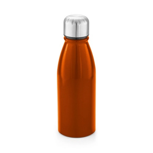 Botella de deporte de aluminio con tapa de acero inoxidable ref 94063