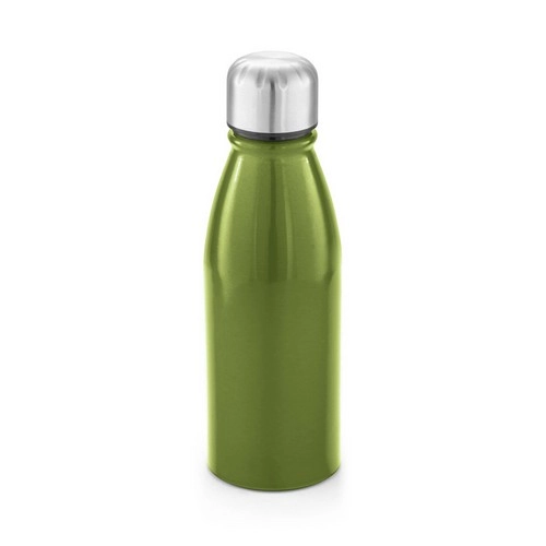 Botella de deporte de aluminio con tapa de acero inoxidable ref 94063