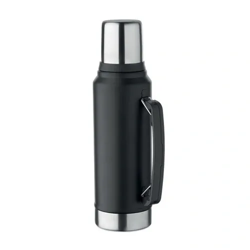 Botella de acero inoxidable reciclado con aislamiento ref MO2710 - Negro