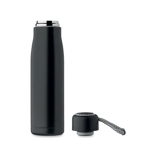 Botella aislada al vacío de acero reciclado 500 ml ref MO2413 - Negro 2