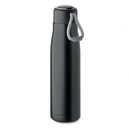 Botella aislada al vacío de acero reciclado 500 ml ref MO2413 - Negro