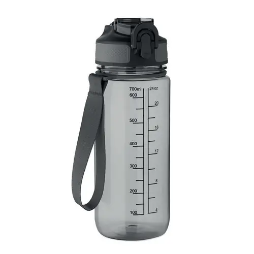Botella deportiva 700 ml enkel personalizable y anti fugas ref MO2792 - Gris Transparente