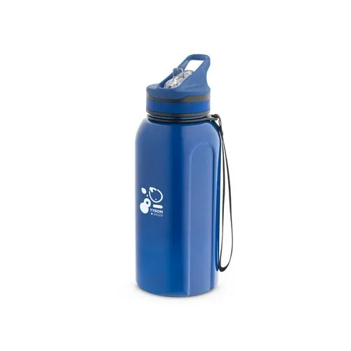 Botella deportiva con pajita interna y tapa fácil de usar ref 94329 - Azul