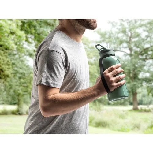 Botella deportiva con pajita interna y tapa fácil de usar ref 94329 - Verde Claro 02