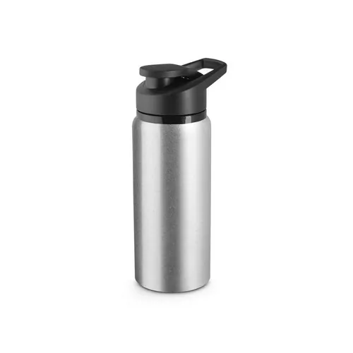 Botella deportiva de aluminio reciclado con tapa flip top ref 94269 - Cromado Satinado