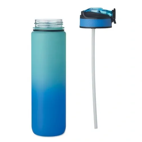 Botella de agua deportiva con pajita integrada ref MO2489 - Azul Royal 7
