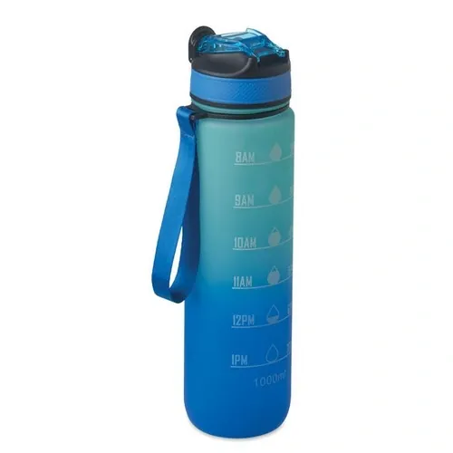 Botella de agua deportiva con pajita integrada ref MO2489 - Azul Royal