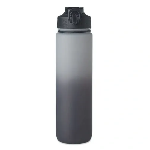 Botella de agua deportiva con pajita integrada ref MO2489 - Negro 1