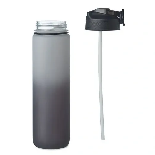 Botella de agua deportiva con pajita integrada ref MO2489 - Negro 7