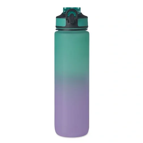 Botella de agua deportiva con pajita integrada ref MO2489 - Turquesa 1