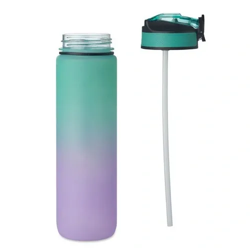 Botella de agua deportiva con pajita integrada ref MO2489 - Turquesa 7